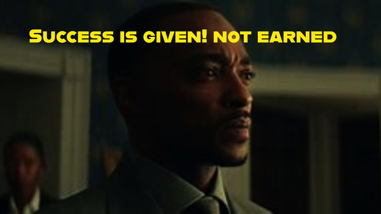 Success is given, not earned according to Anthony Mackie