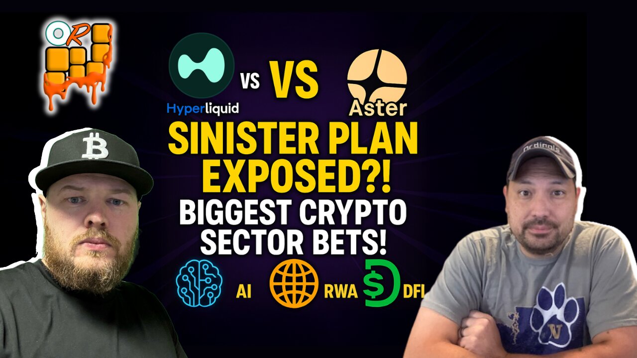 🚨Hyperliquid vs Aster! Sinister Plan EXPOSED?! Biggest Crypto Sector Bets!🔥