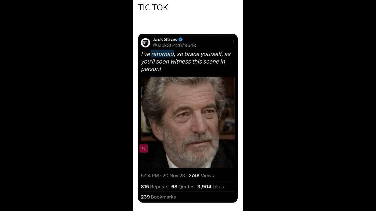 We shall see