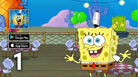 SpongeBob - Krusty Cook Off Gameplay Walkthrough Part 1 (iOS, Android) | SpongeBob