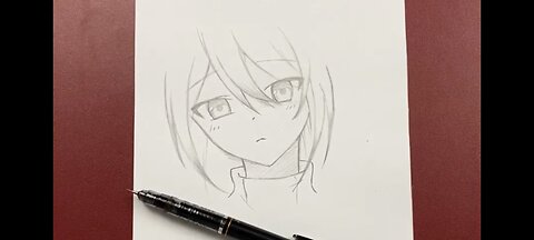 Calm Anime Drawing with Relaxing Music | No Talking