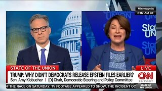 Sen Amy Klobuchar Blames Trump For Epstein Files