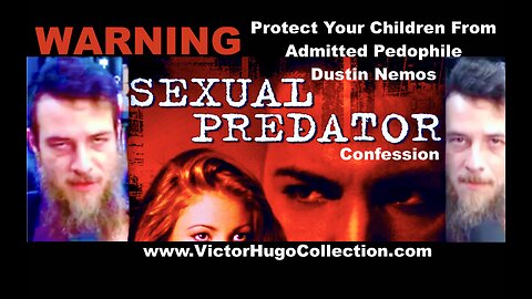 Satanic Christian Church Cult Leader Dustin Nemos Admits He Is A Pedophile To Stew Peters Live On X