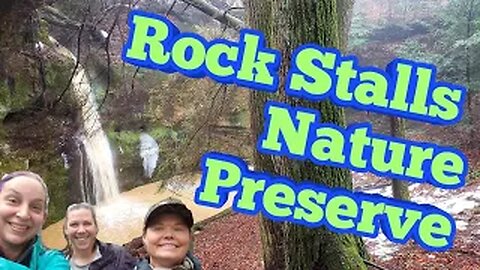 Rock Stalls Nature Preserve - Hocking hills - girls hike