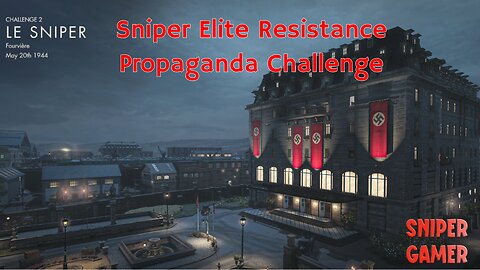 Sniper Elite Resistance Propaganda Challenge - Testicle Shot