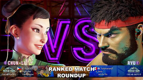 Kuya Kalbo SF6 Ranked Match Roundup. Chun Li Master Rank [Hori Fight Stick]