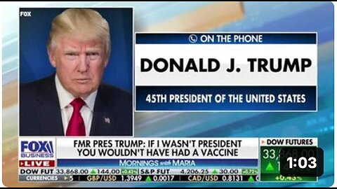 "Trump Claims: 'I'm the Father of the Vaccine'"