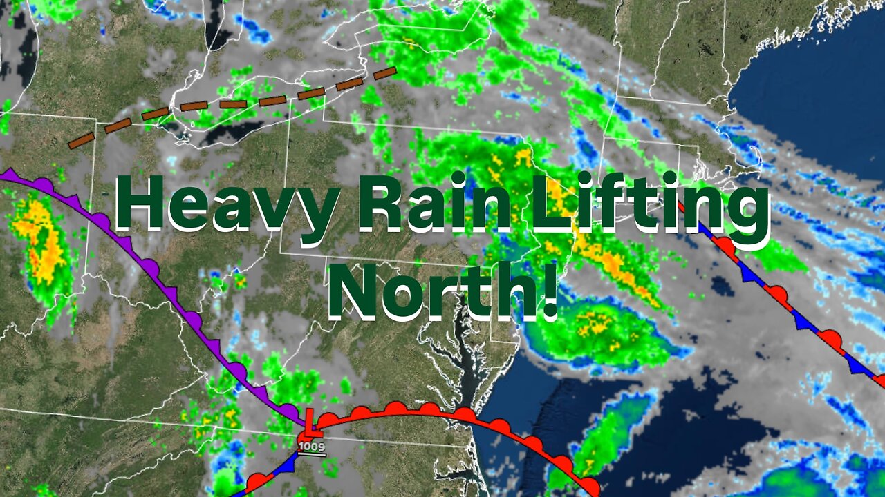 Heavy Rain Lifting North!