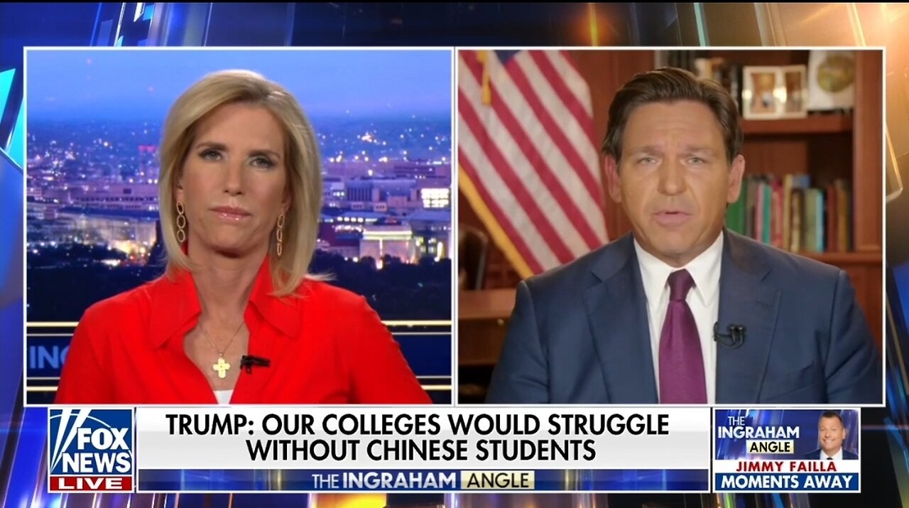 Gov DeSantis: Colleges Should Benefit Americans Not Foreigners