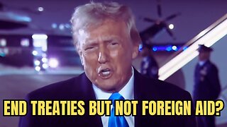 If President Trump Can END TREATIES, Why Not FREEZE FOREIGN AID? LIVE!