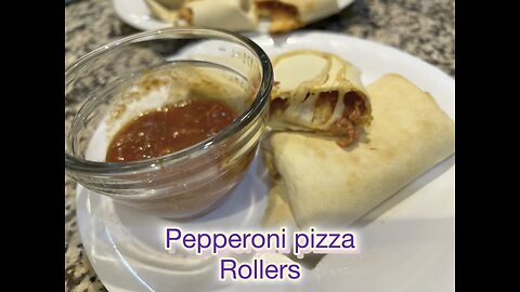 Low carb high protein pizza rollers