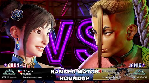 Kuya Kalbo SF6 Ranked Roundup. Chun Li Master Rank [Hori Fight Stick]