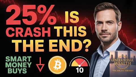 Bitcoin CRASHES 25% - Is This The FINAL Shakeout Before Explosive Growth? Expert Analysis