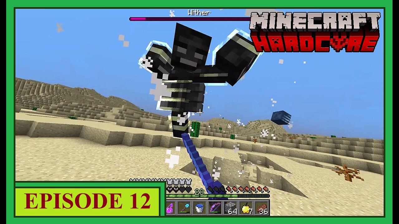 I summoned The WITHER in Hardcore Minecraft 1.8... • Episode 12