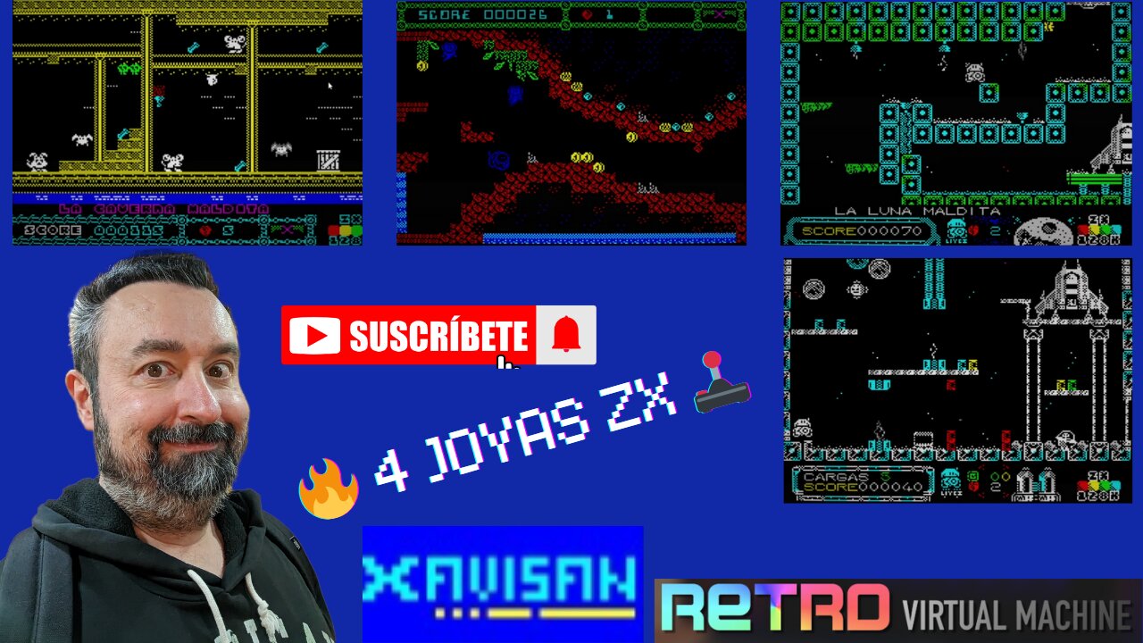 🎮 ¡PROBANDO 4 JOYAS HOMEBREW de Xavisan para ZX Spectrum! 🕹️