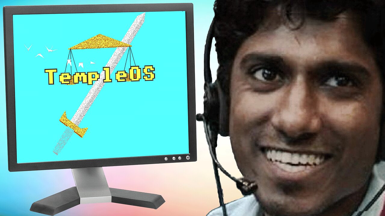 Scammer VS TempleOS! He lost his mind and RAGED!