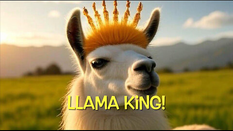 Llama King - 2020s Hard Rock Anthem | Epic Transformation & Rebellion! 🎸🌄 (Official Lyric Video)