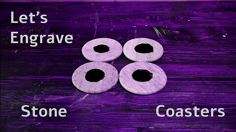 Prep & Engraving Stone Coasters