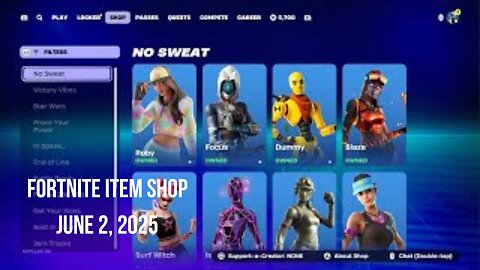 Fortnite Item Shop|June 2, 2025