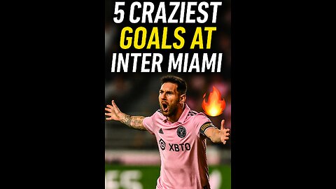 Lionel Messi’s Craziest Goals at Inter Miami 🔥 | Football Magic Shorts