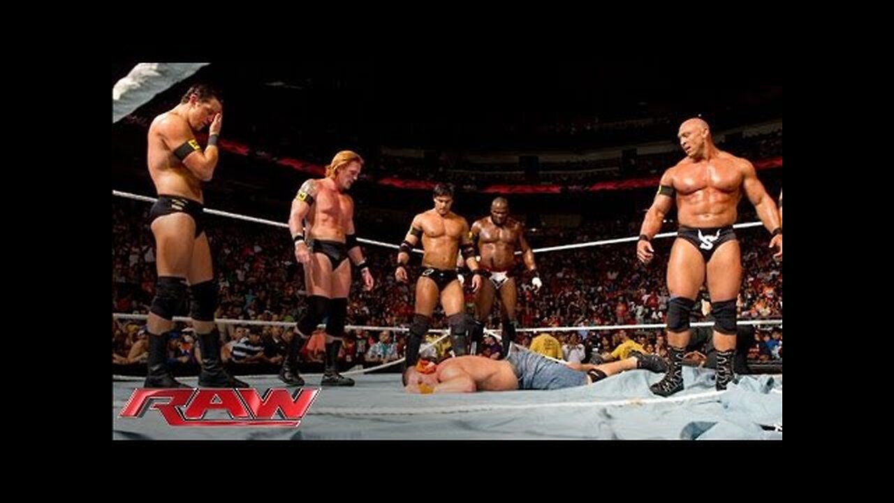 The Nexus interrupt the main event and reap destruction_ Raw, June 7, 2010