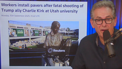 Workers who installed pavers immediately post CharlieKirk assassination were asked to keep quiet▮The Jimmy Dore Show