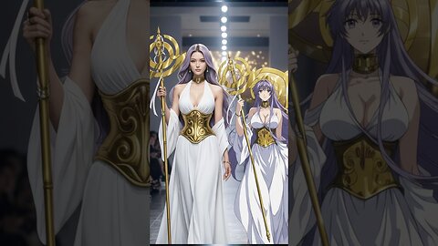 Saint Seiya Real And Anime #anime #otaku #saintseiya #pixverseai #pixverse #cosplay #cosplaygirl