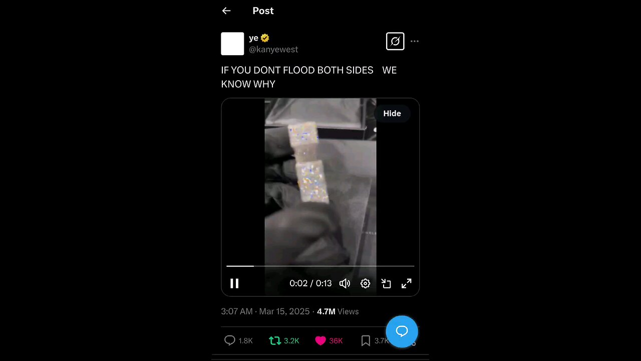 ye flexes new diamond bust-down swastika piece