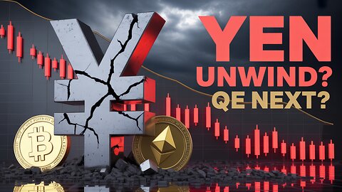 JAPAN JUST BROKE THE MARKET?! Yen Unwind Could CRUSH Crypto Before QE 5.0 #Macro