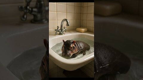 Hippo in the Sink