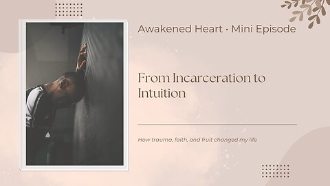His Healing Journey Started in a Jail Cell
