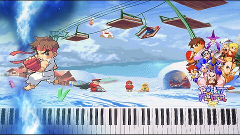Pocket Fighter 🌕 Ski Resort 🎹MIDI🎹