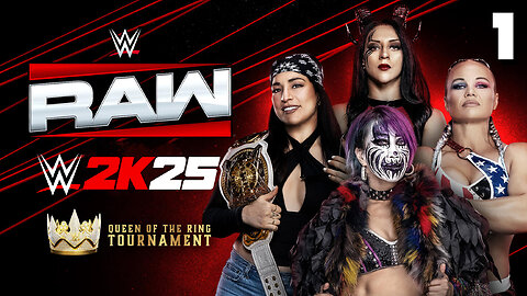 WWE 2K25 Raw June 16th 2025 - Match 1: Asuka goes through!