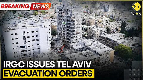 BREAKING: IRGC Tells Israelis to Evacuate Tel Aviv After Latest Israeli Attack on Tehran | WION