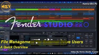 File Management For External Drive Users - Fender Studio Pro