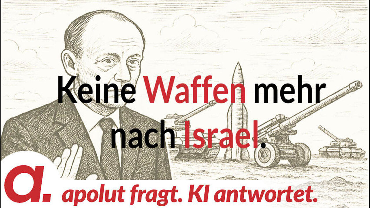apolut fragt. KI antwortet: Keine Waffen mehr nach Israel
