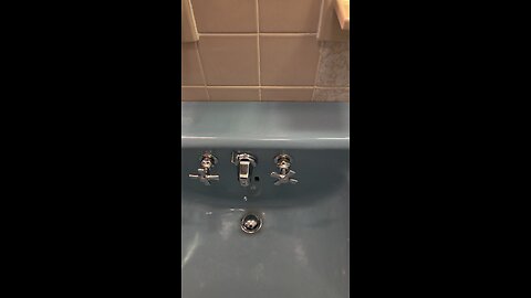 American standard 1950s marledge sink rebuild