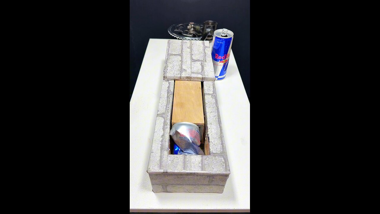 RED BULL CAN CRUSHING SATISFYING SOUNDS!