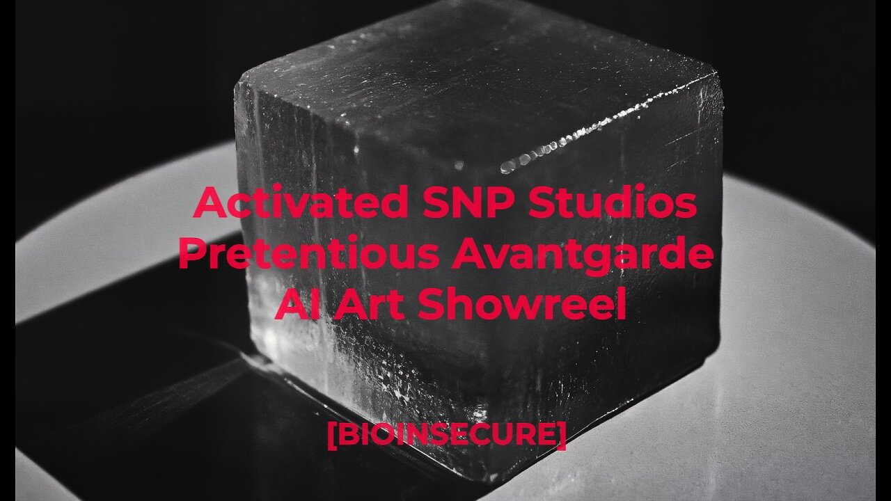 [bioinsecure] - PARODY - Activated SNP Studios - Pretentious high concept avantgarde AI art Showreel