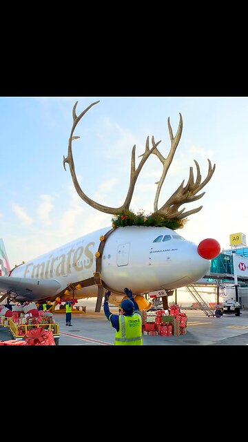 Emirates, the UAE's largest airline, released an AI video in which it decorated a plane with