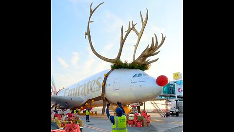 Emirates, the UAE's largest airline, released an AI video in which it decorated a plane with