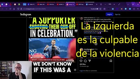 La izquierda es la culpable de la violencia