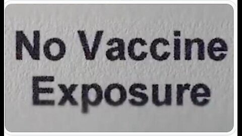 THE UNVAX STUDY FINALLY SEES THE LIGHT OF DAY & THE RESULTS ARE STAGGERING