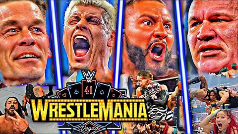 WWE WrestleMania 2025 Full Show Highlights HD