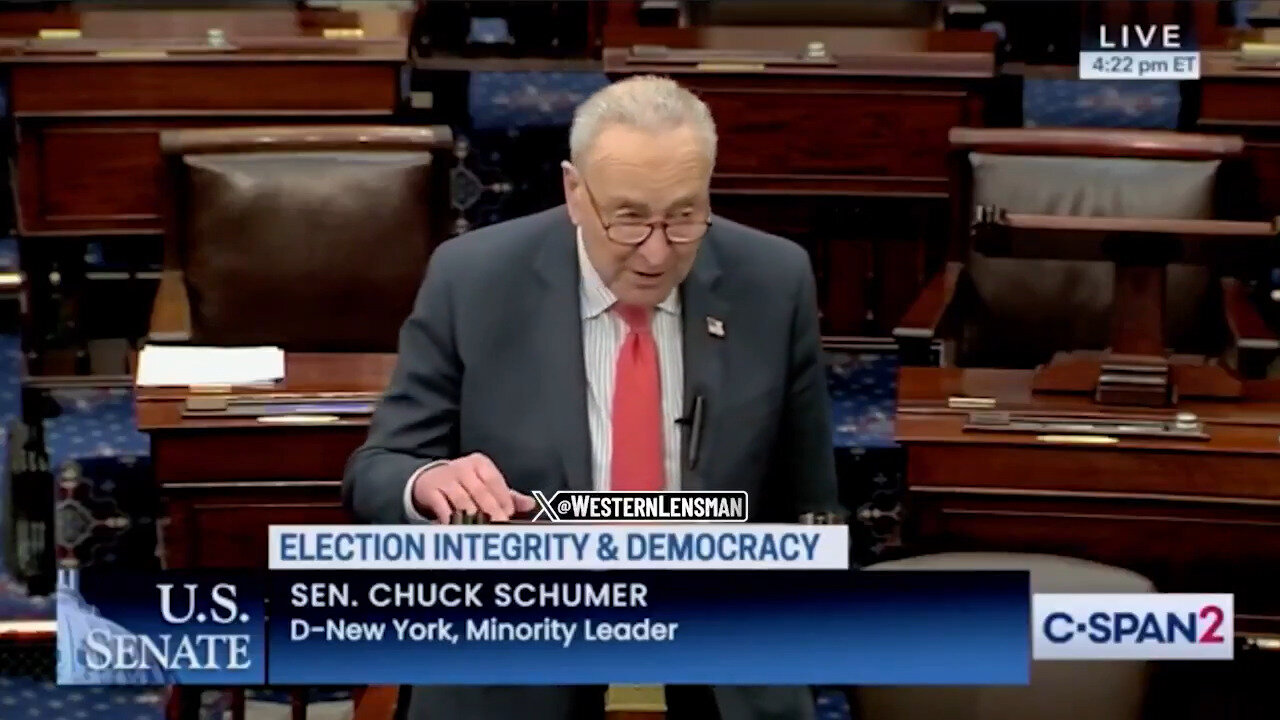 SAVE Act: Chuck Schumer Tries To Paint Republicans With His Party's Horrible Jim Crow Past