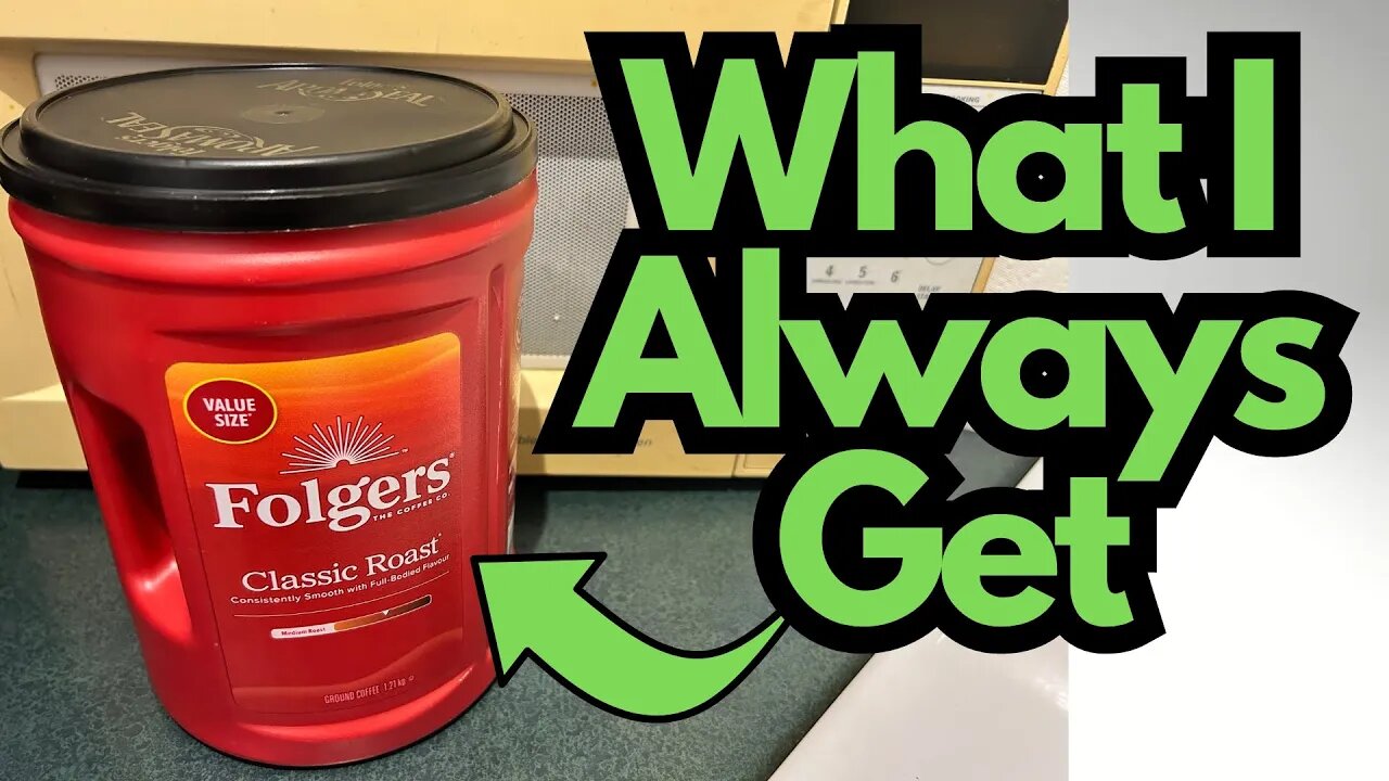 The Value Size Version of Folgers Coffee...