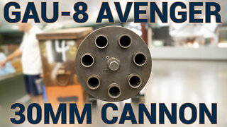 GAU-8 Avenger 30mm Cannon is a Beast