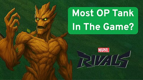MVP Groot Gameplay | Most OP Tank in Marvel Rivals?