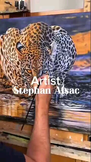 Love All Life Always #170 - Artist Stephan Alsac - Master of Animal Paintings In Amazing Detail.