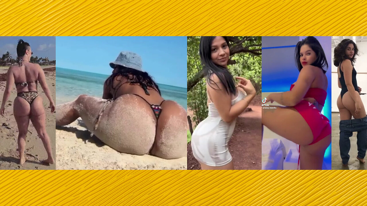 Ass compilation - Big bank tiktok challenge ❤️‍ClipchampGirls 2025
